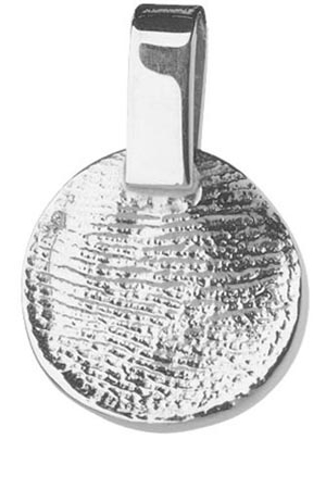 Fingerabdruck-Anhänger rund